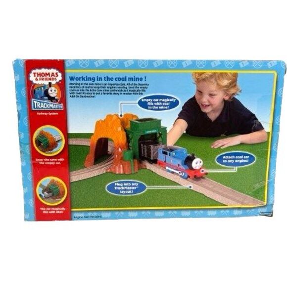 Thomas & Friends Echo Cave w/Coal Car 64033 Trackmaster Add-On Destination NEW - Picture 5 of 11